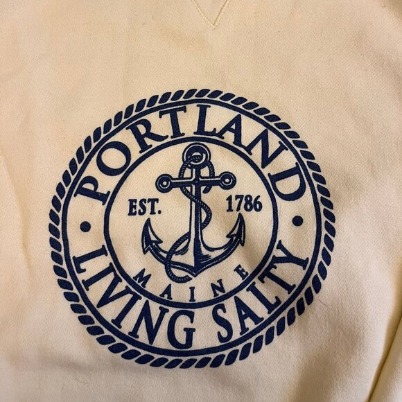 Portland Fleece Crewneck Yellow, Ritchie's Sportswear, Medium - Picture 3 of 5